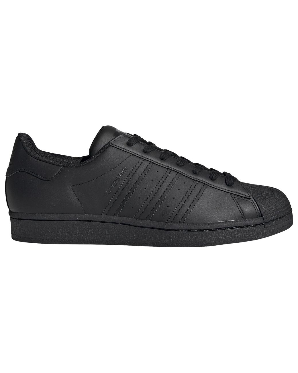 adidas Originals Leather Superstar - Basketball Shoes in Black/Black ...