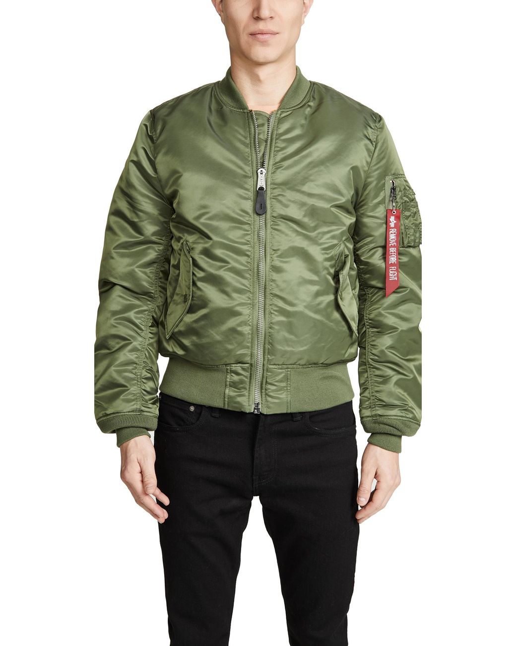 Alpha Industries Synthetic Ma 1 Slim Fit Jacket In Sage Green For Men Lyst Alpha Industries Synthetic Ma 1 Slim Fit Jacket In Sage Green For Men Lyst