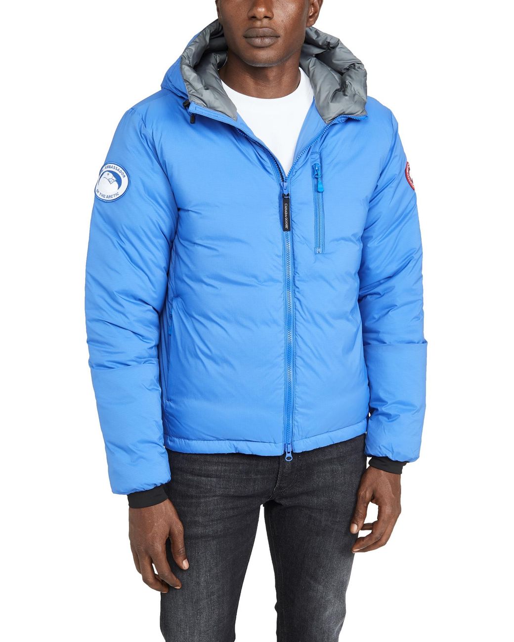Canada Goose Goose Pbi Lodge Hoody in Blue for Men - Save 4% - Lyst