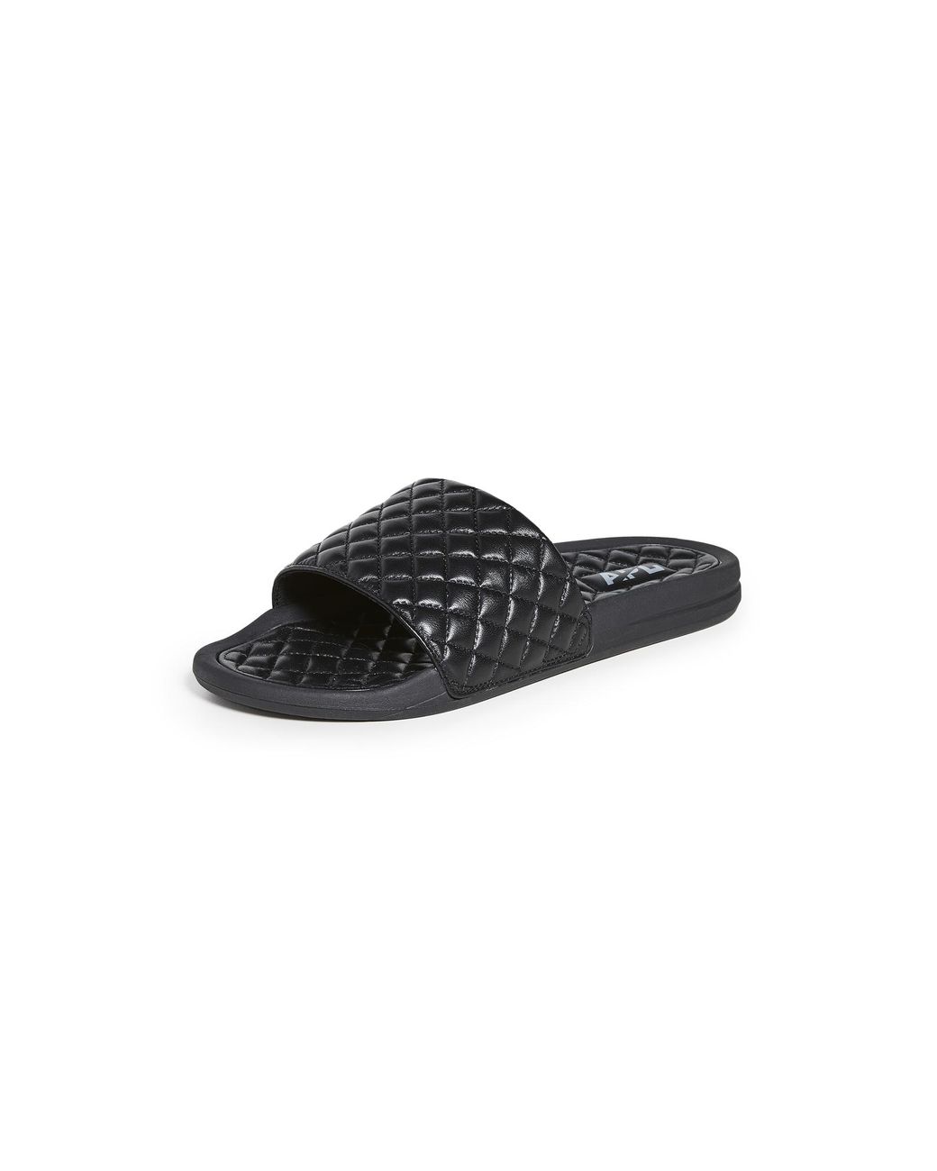 APL Shoes Lusso Slides in Black for Men - Lyst