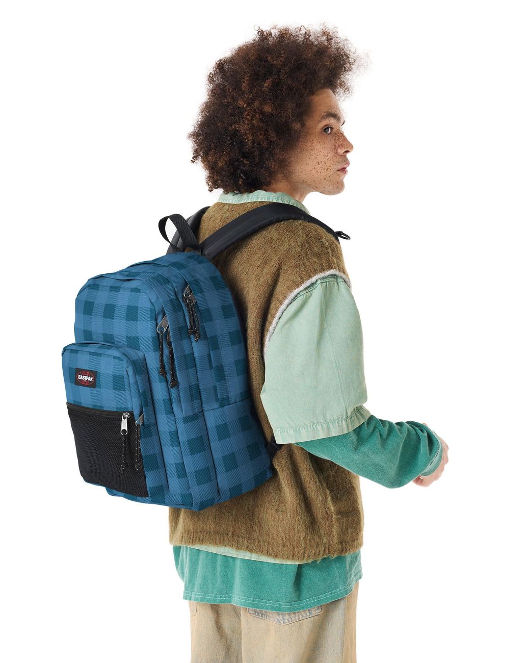 Zaino Per La Scuola Pinnacle 38L Zaino Con Doppio Scomparto E Organizer di Eastpak in Blue