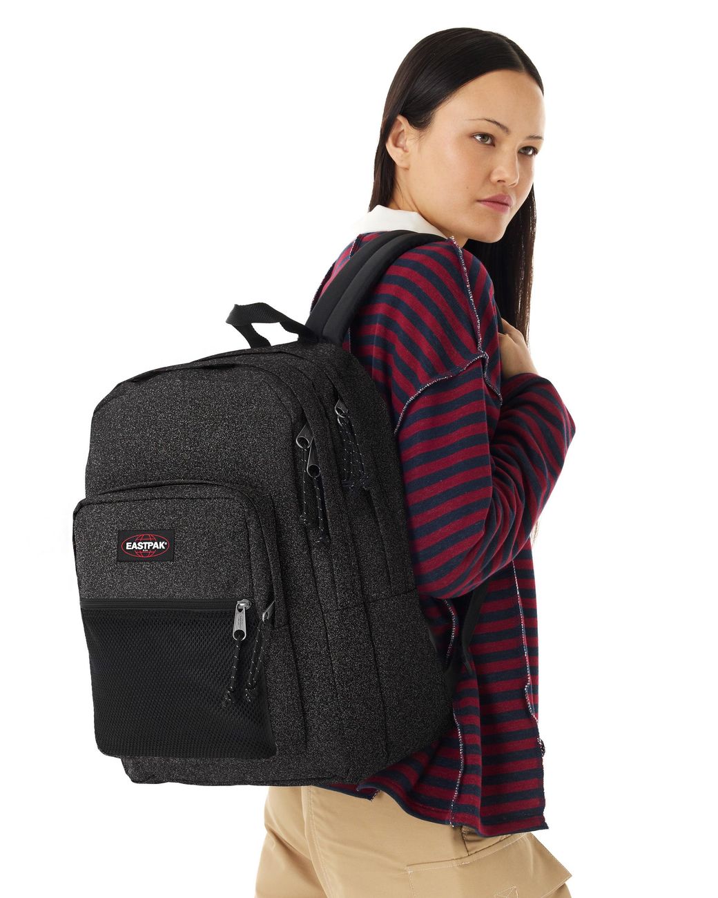 Zaino Per La Scuola Pinnacle 38L Zaino Con Doppio Scomparto E Organizer di Eastpak in Black