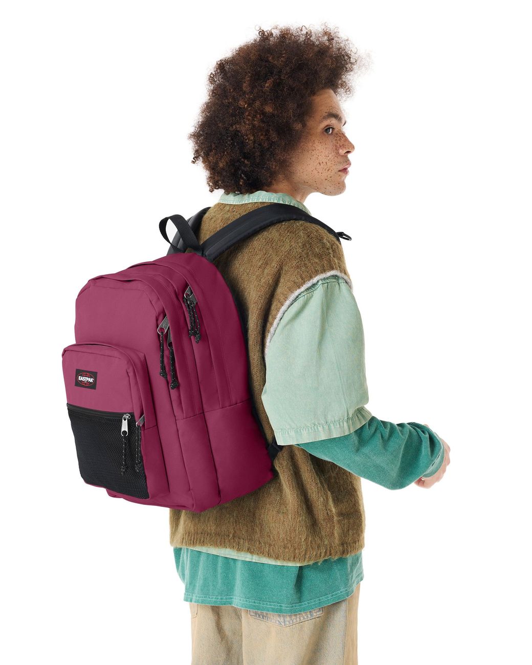 Zaino Per La Scuola Pinnacle 38L Zaino Con Doppio Scomparto E Organizer di Eastpak in Pink
