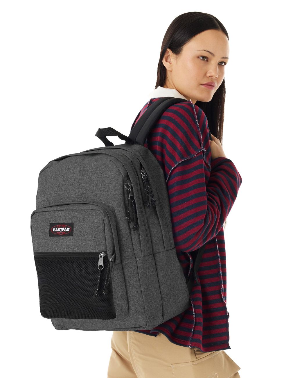 Zaino Per La Scuola Pinnacle 38L Zaino Con Doppio Scomparto E Organizer di Eastpak in Gray