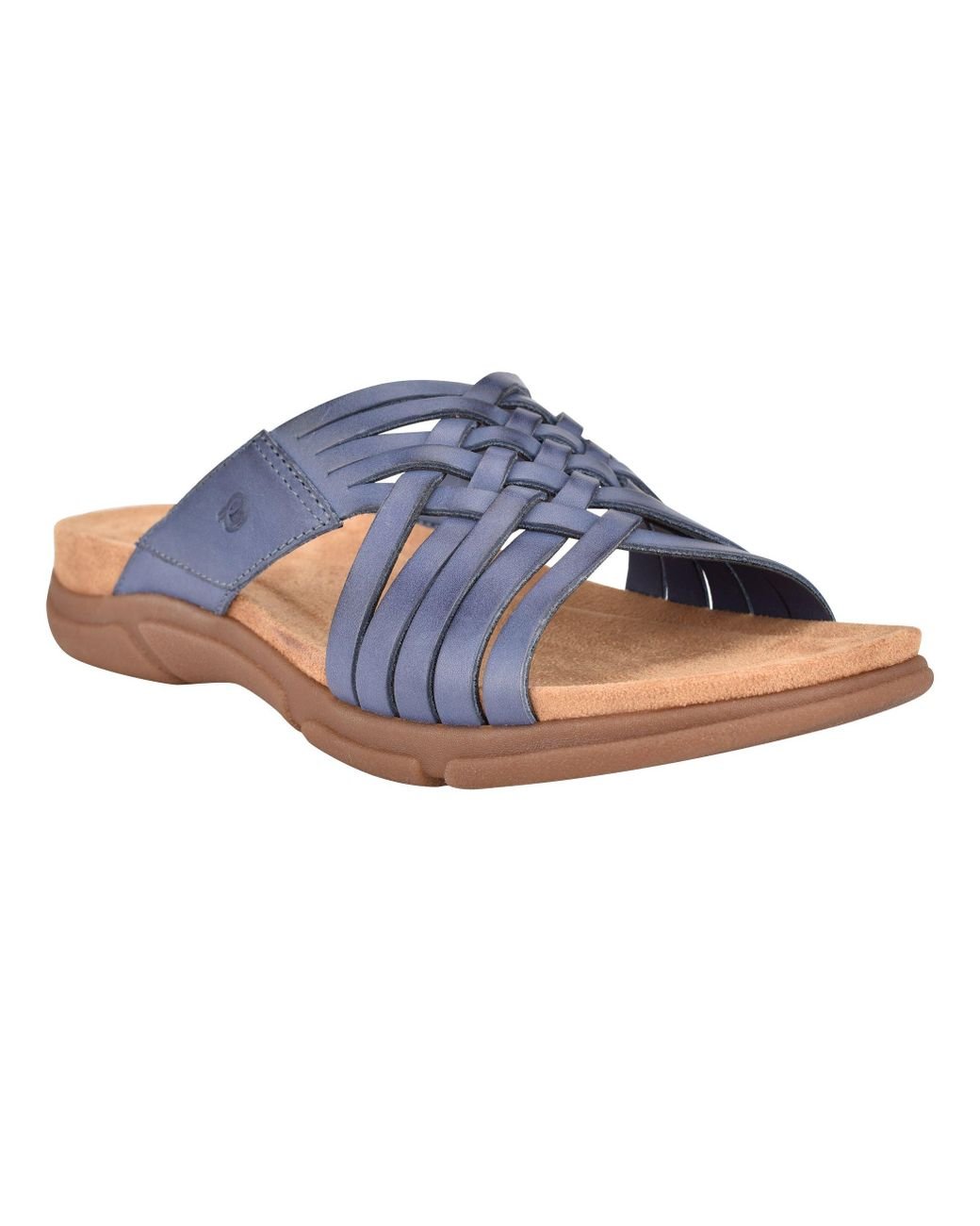 sandals in blue