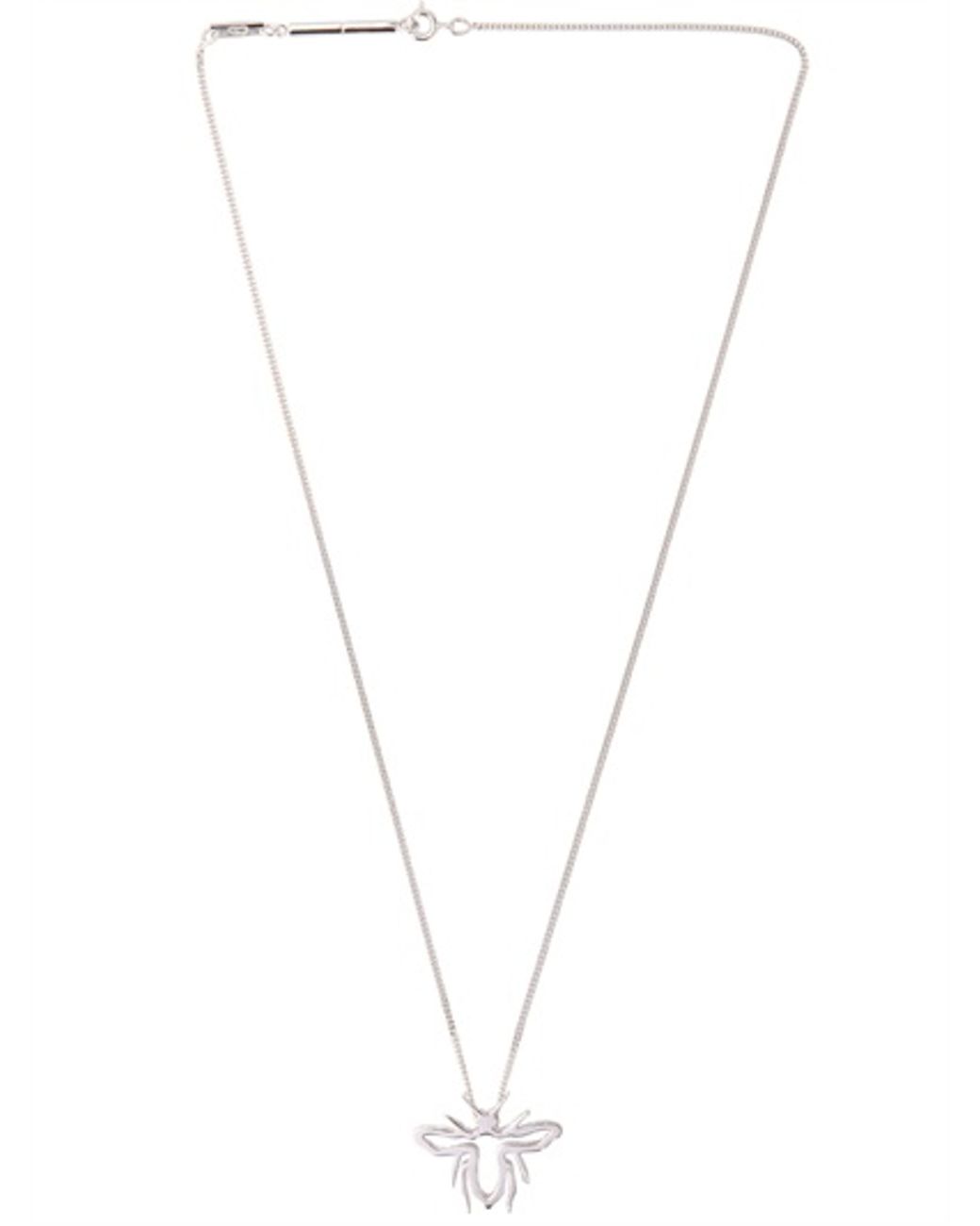 Dior Homme Silver Bee Pendant Necklace in Metallic for Men Lyst