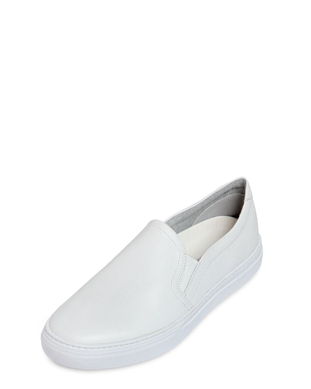 Vagabond Shoemakers Leather Slip-on Sneakers in White for Men | Lyst