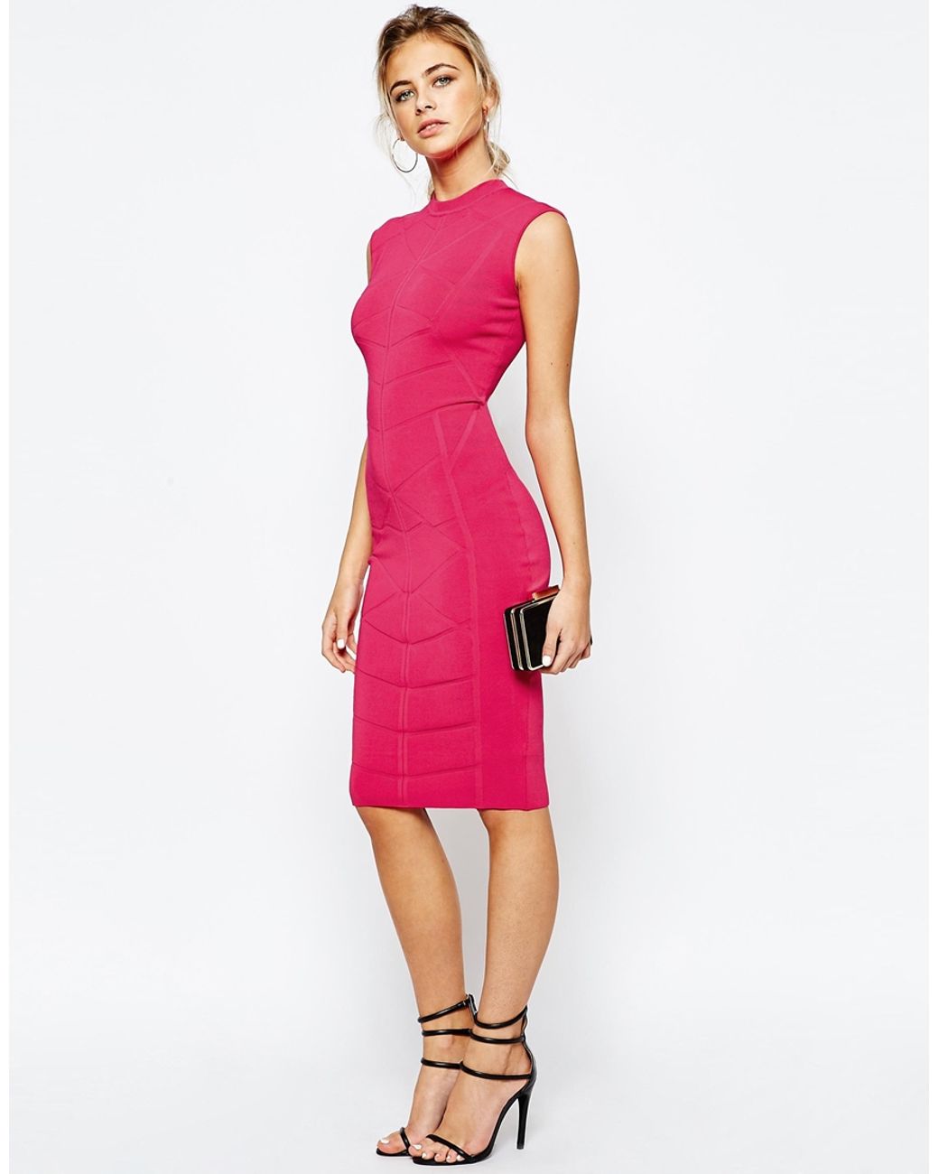 Ted baker clearance pink knit dress