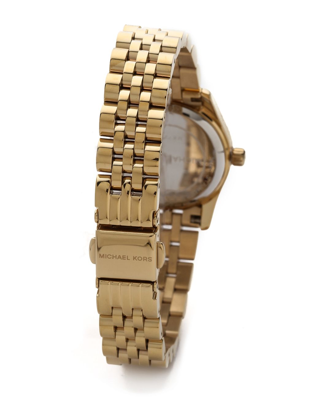 Michael Kors Opaline White Gold Tone Stainless Steel Lexington Petite  MK3229 Womens Wristwatch 26 mm Michael Kors  TLC