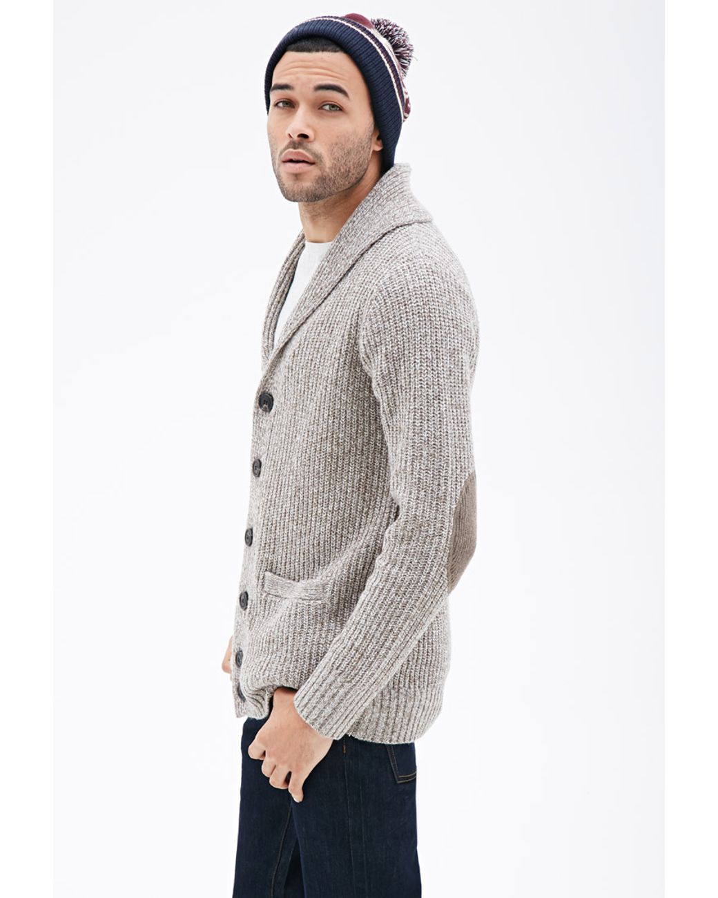 Elbow Patch Cardigan 