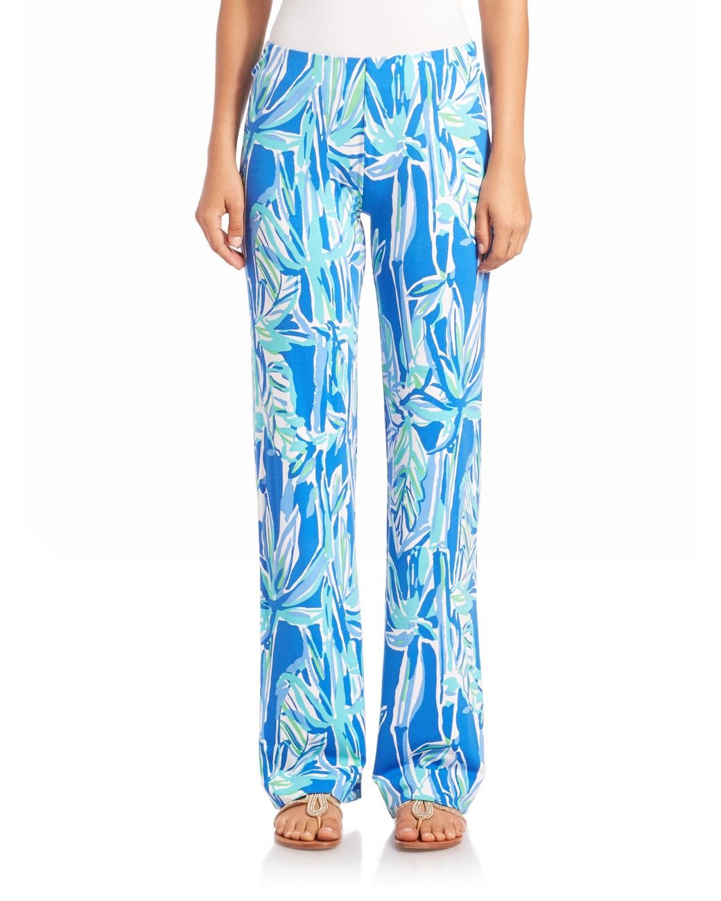 Lilly Pulitzer May Palazzo Pants in Blue Lyst