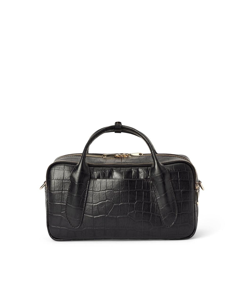Ecco Black Bowling Bag M