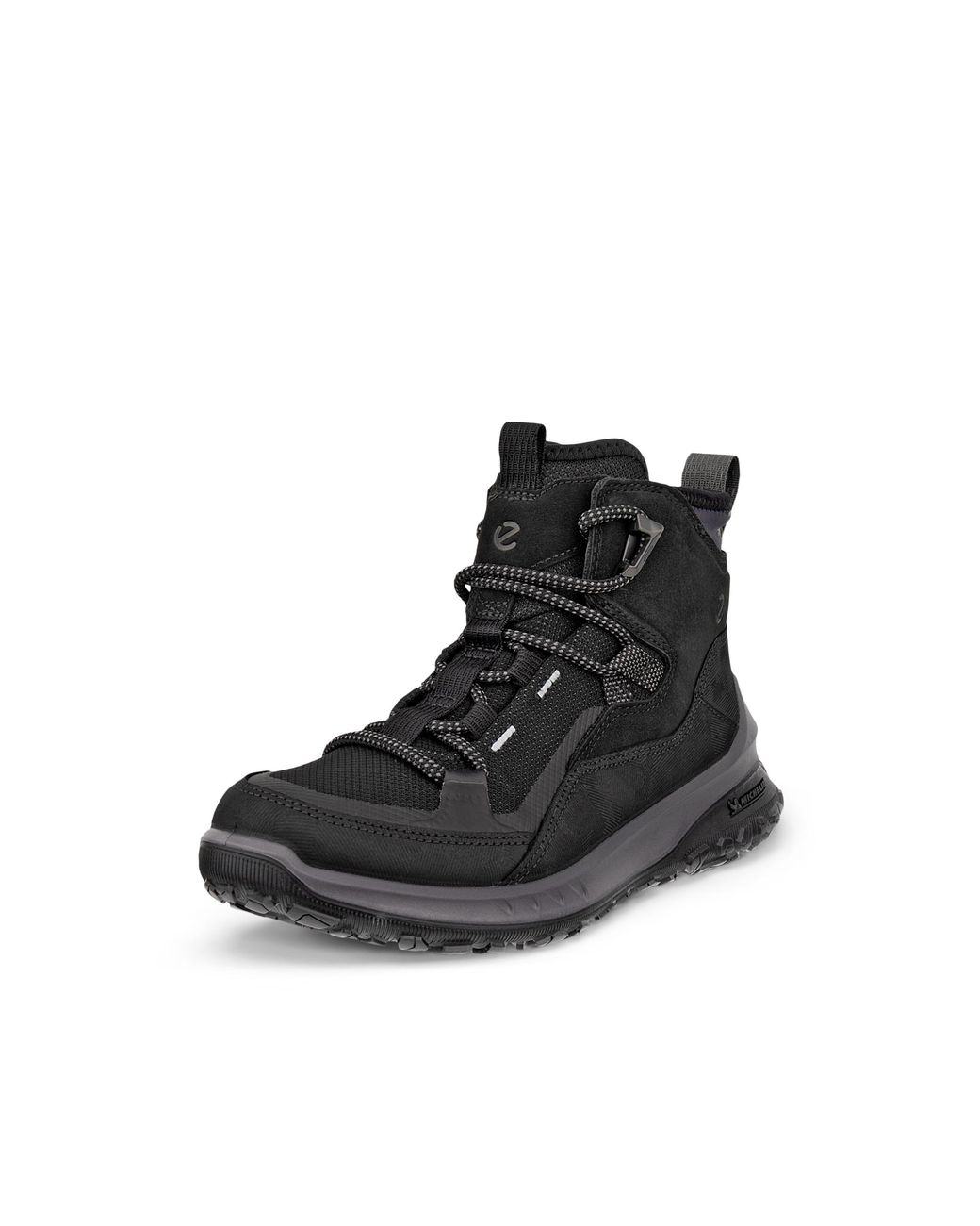 Ecco Black Ult-trn Waterproof Mid Boot Size