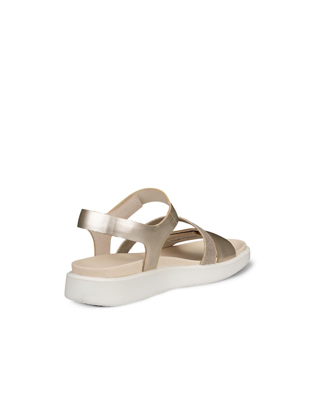 Ecco White Flowt Leather Pure