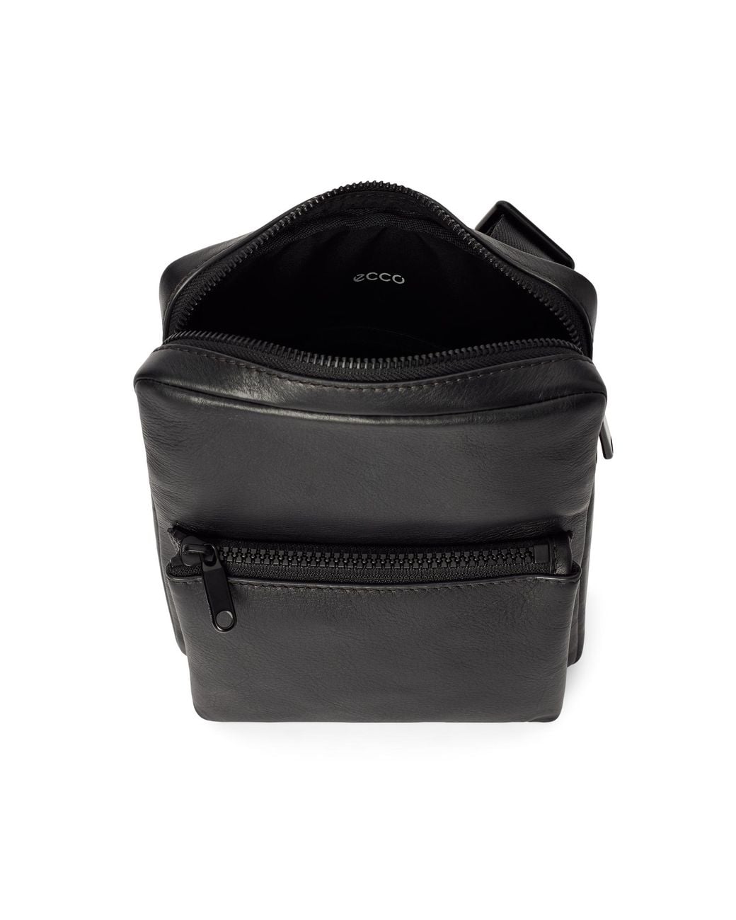Ecco Black Flat Pouch City for men