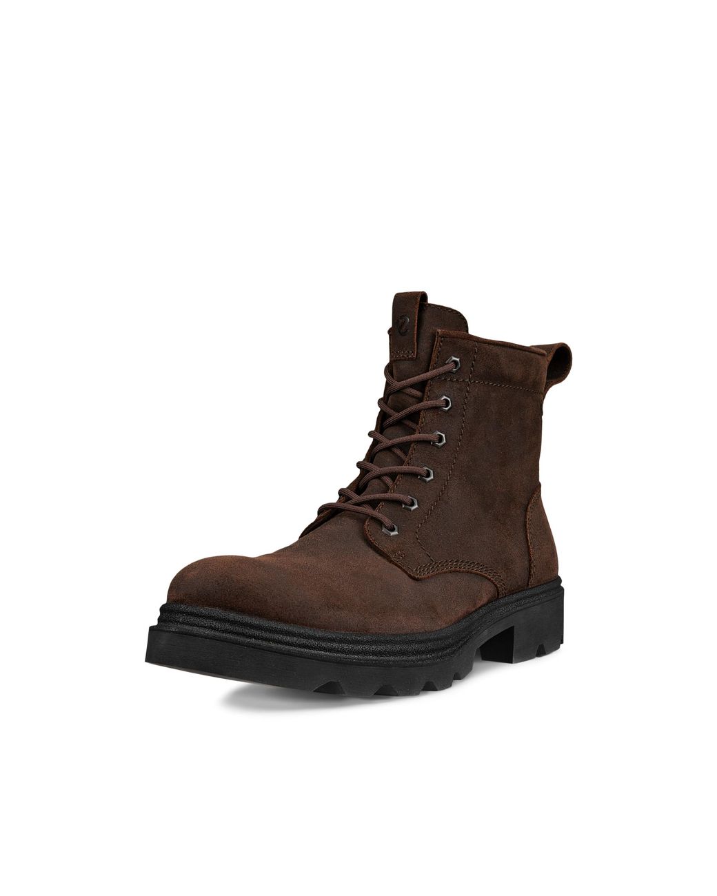 Ecco Brown Grainer Waterproof Lace-up Boot Size for men