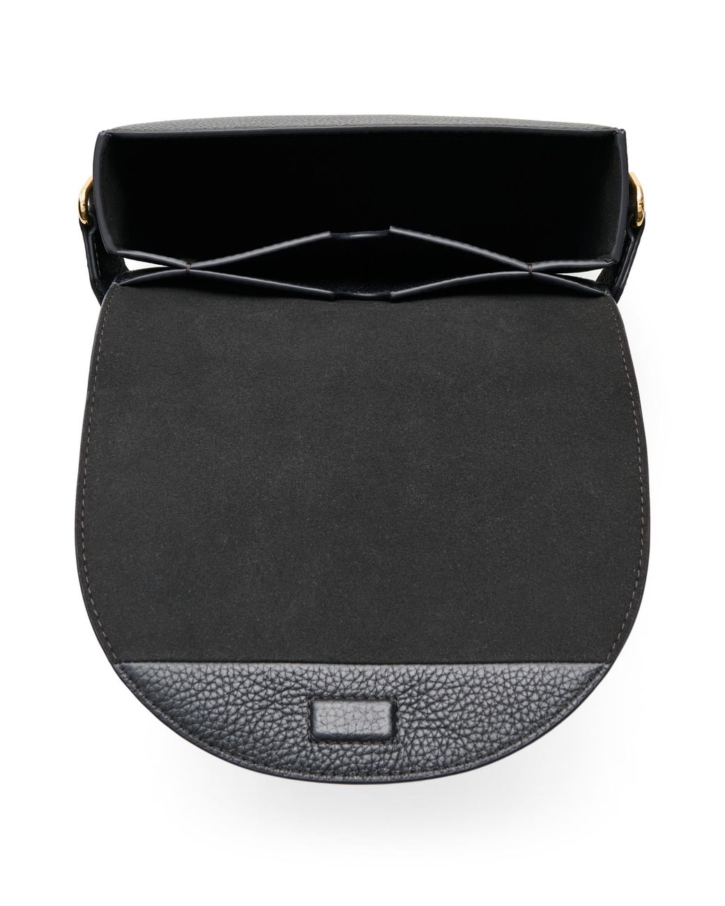 Ecco Black Essential Saddle Bag