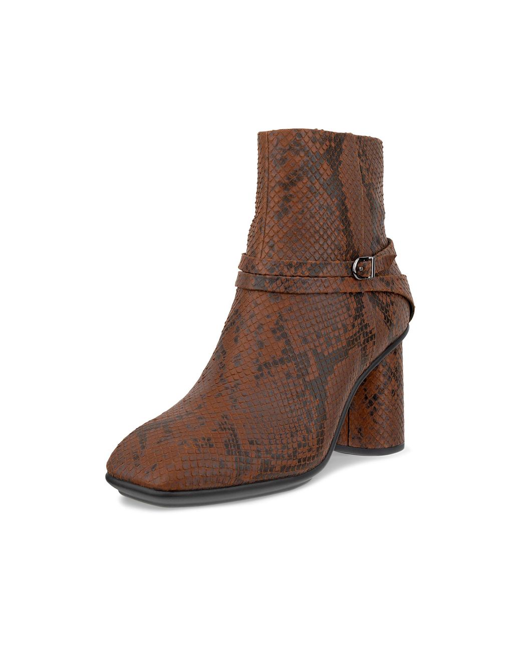 Ecco Brown Sculpted Alba Block 65