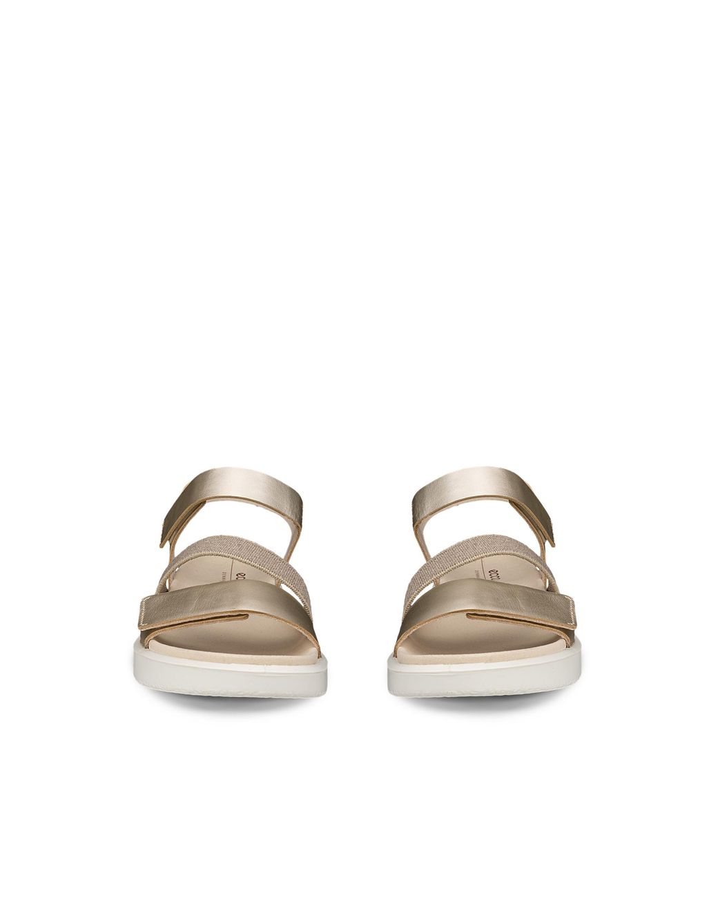 Ecco White Flowt Leather Pure