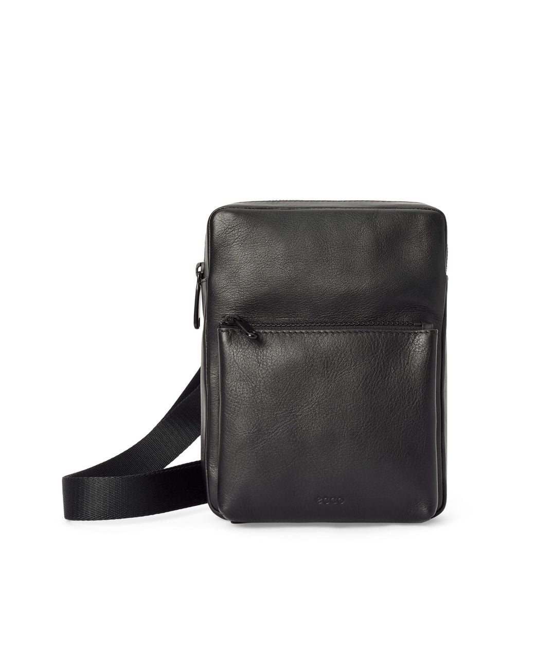 Ecco Black Flat Pouch City for men
