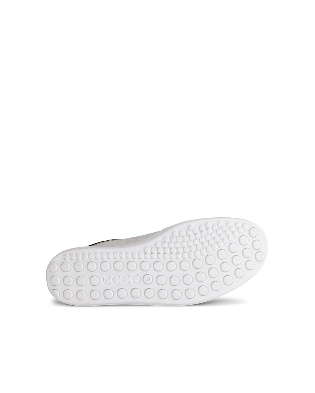 Ecco White Soft 60 Leather Sneakers