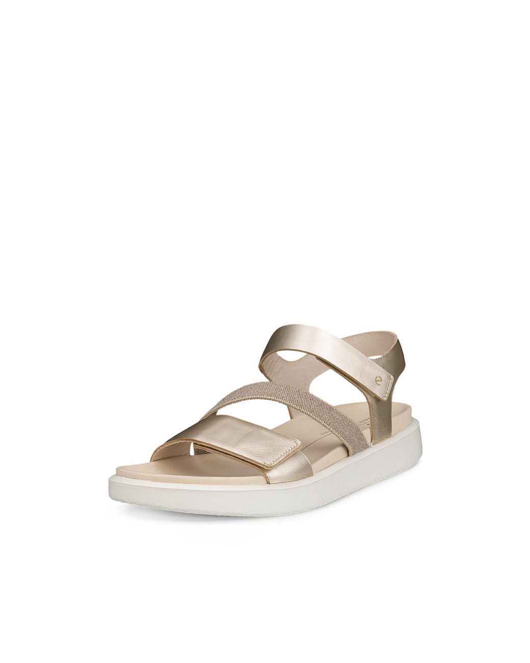 Ecco White Flowt Leather Pure