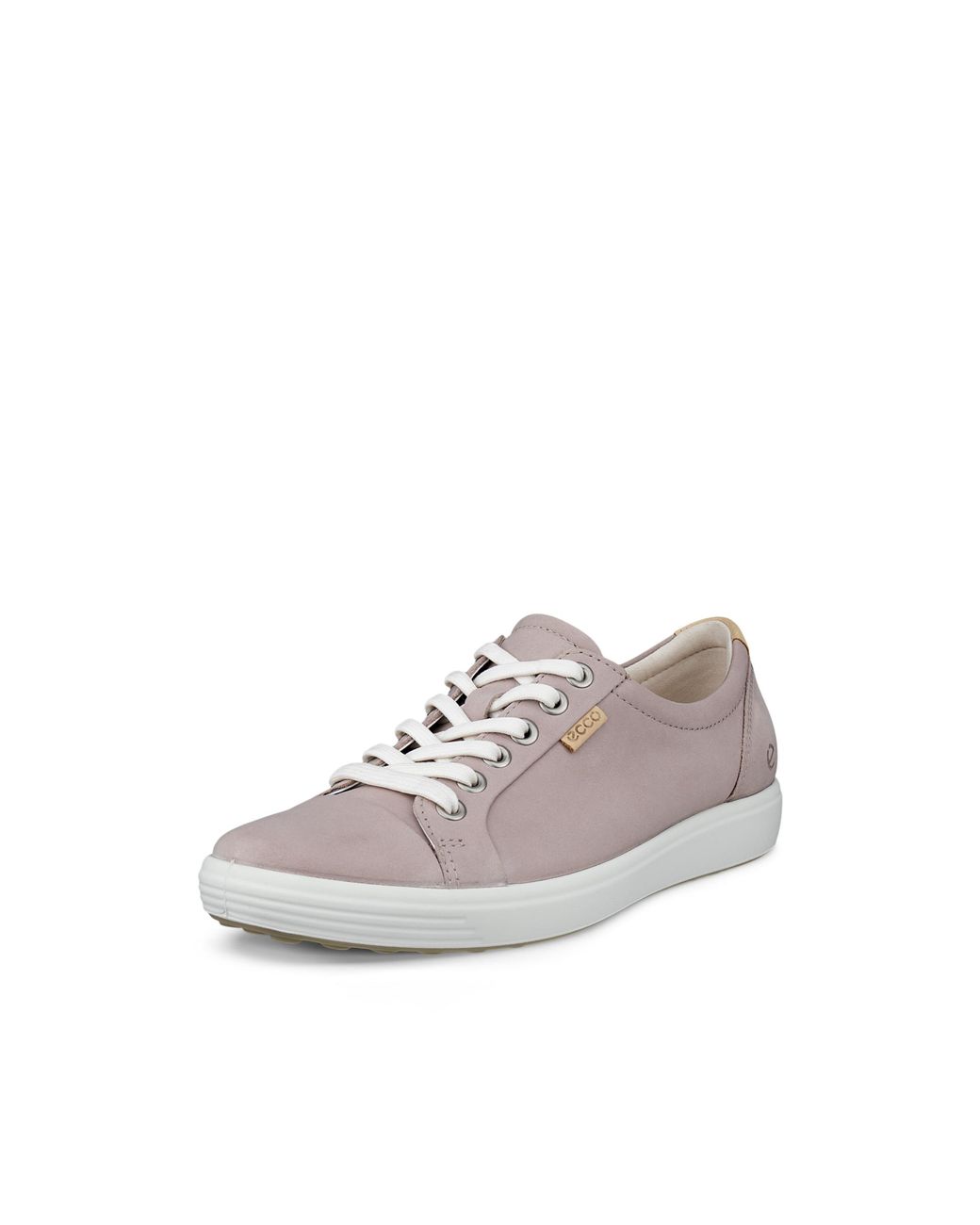 Ecco White Soft 7 Sneaker
