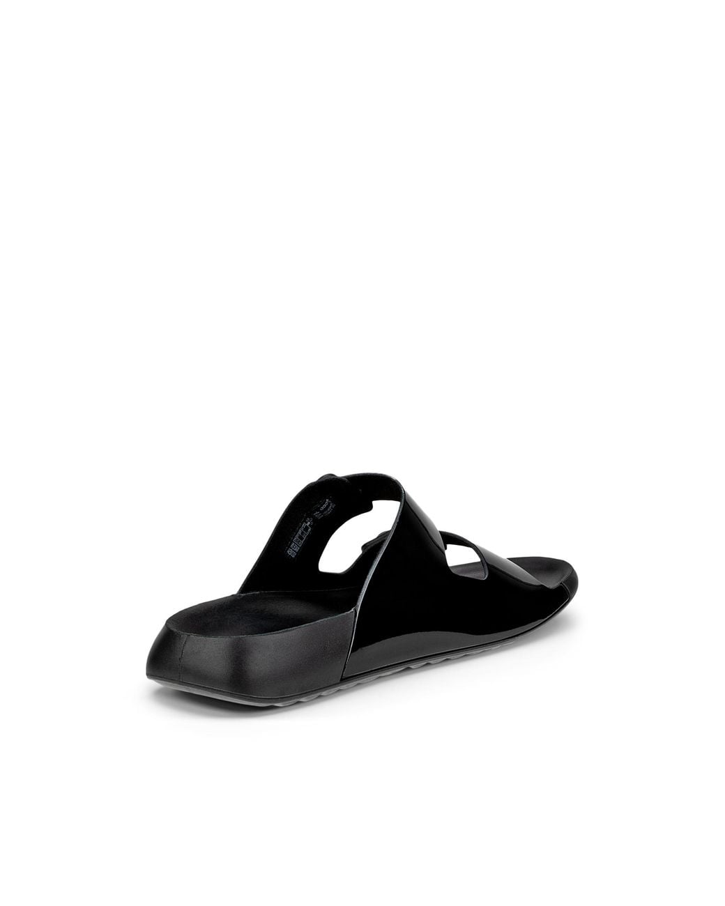 Ecco Black Flowt Cross Strap Sandal Size