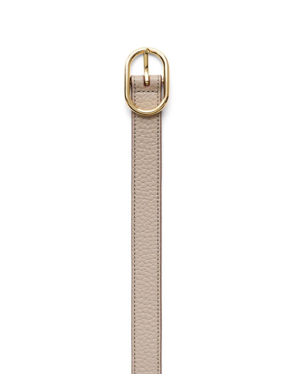 Ecco White Belts Pebble Leather