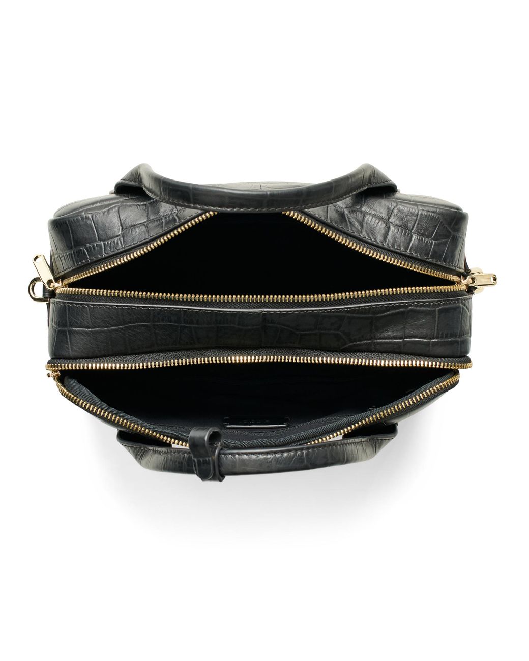 Ecco Black Bowling Bag M