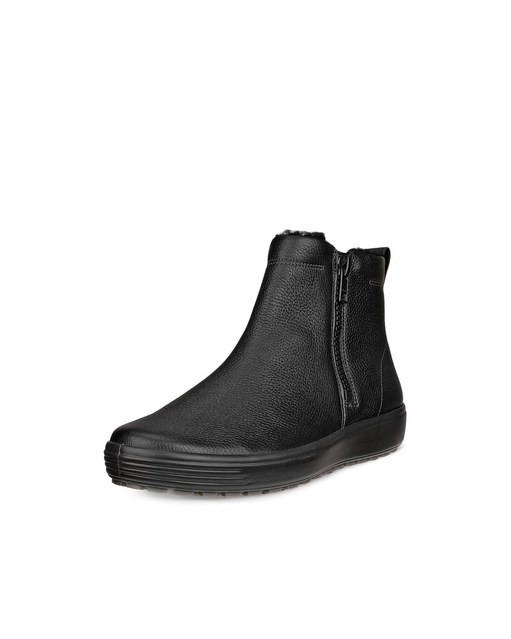 Ecco Black Soft 7 Tred for men
