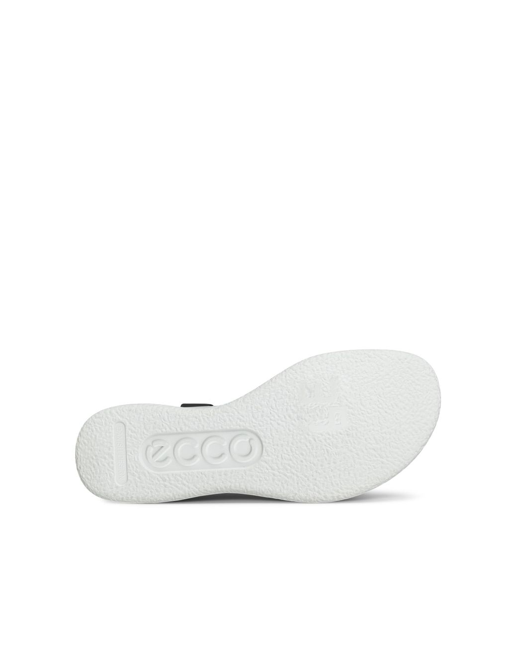 Ecco White Flowt Wedge Lx