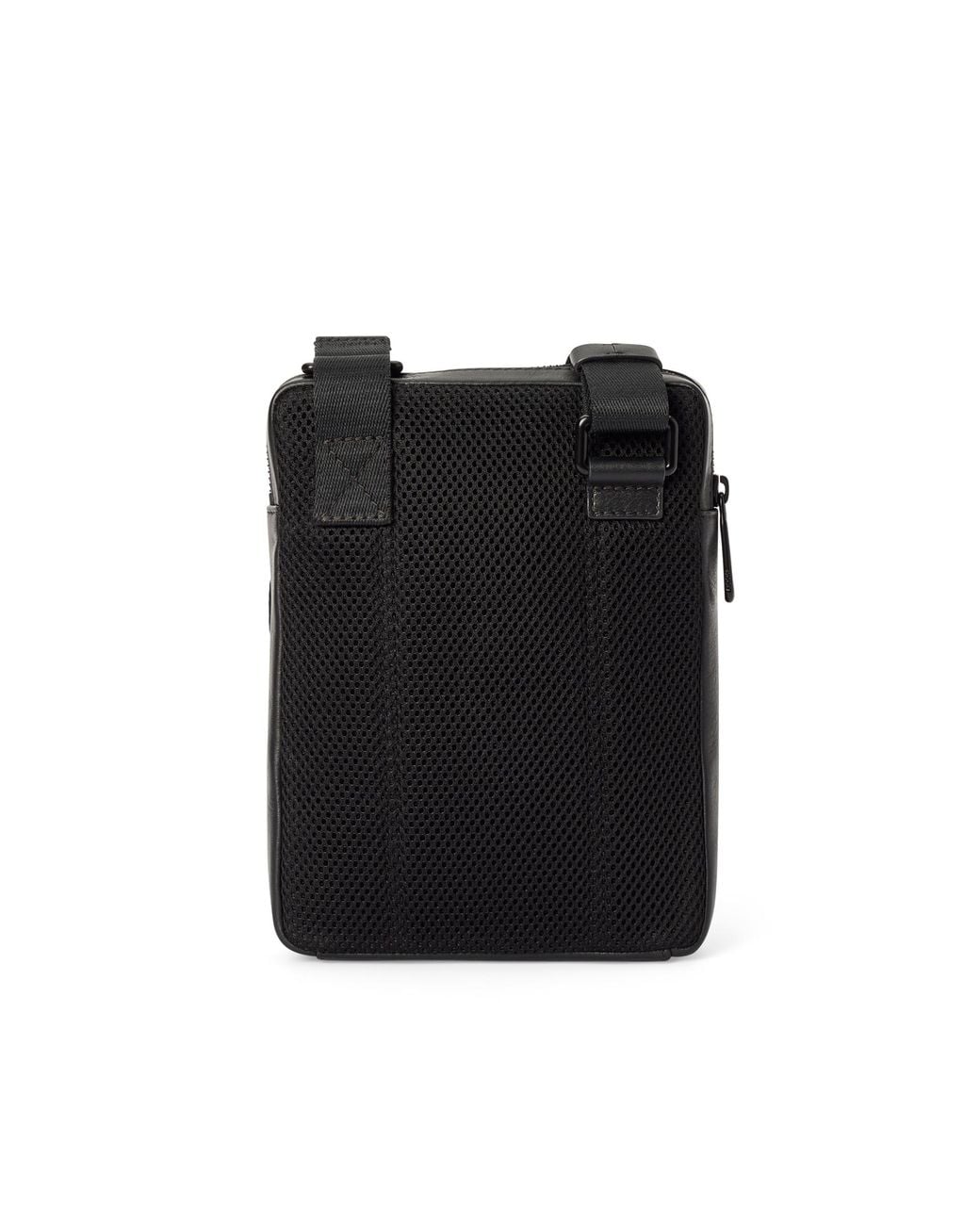 Ecco Black Flat Pouch City for men
