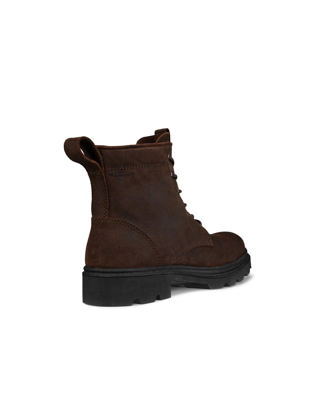 Ecco Brown Grainer Waterproof Lace-up Boot Size for men