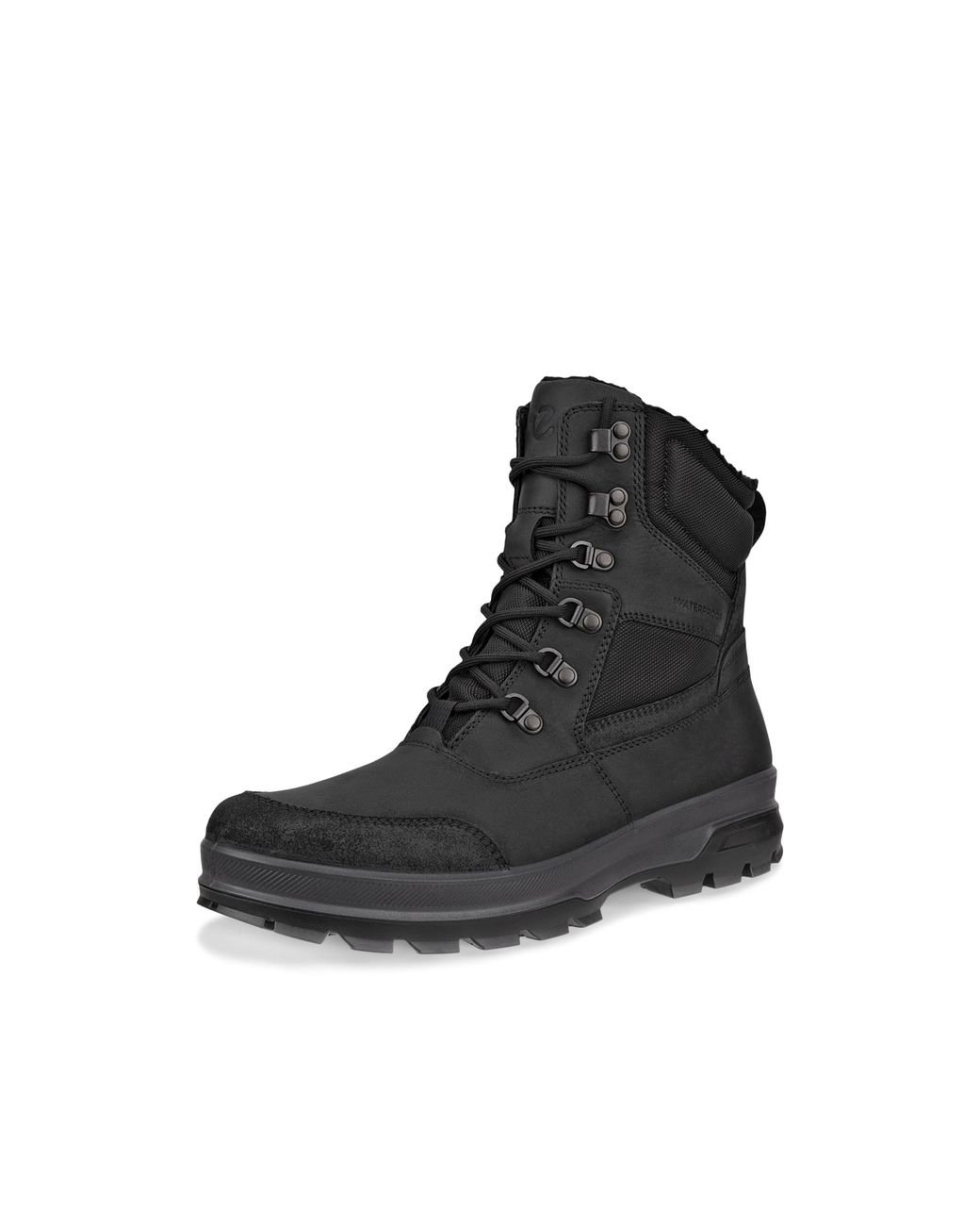Ecco Black Rugged Track for men