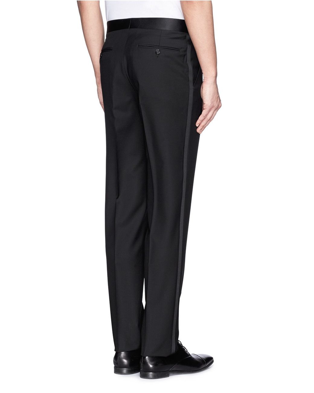 BASICS Casual Trousers  Buy Basics Tapered Fit Black Satin Trousers Online   Nykaa Fashion