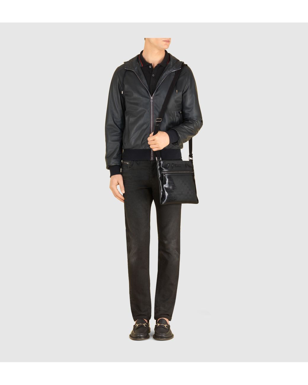 Gucci imprime messenger bag deals