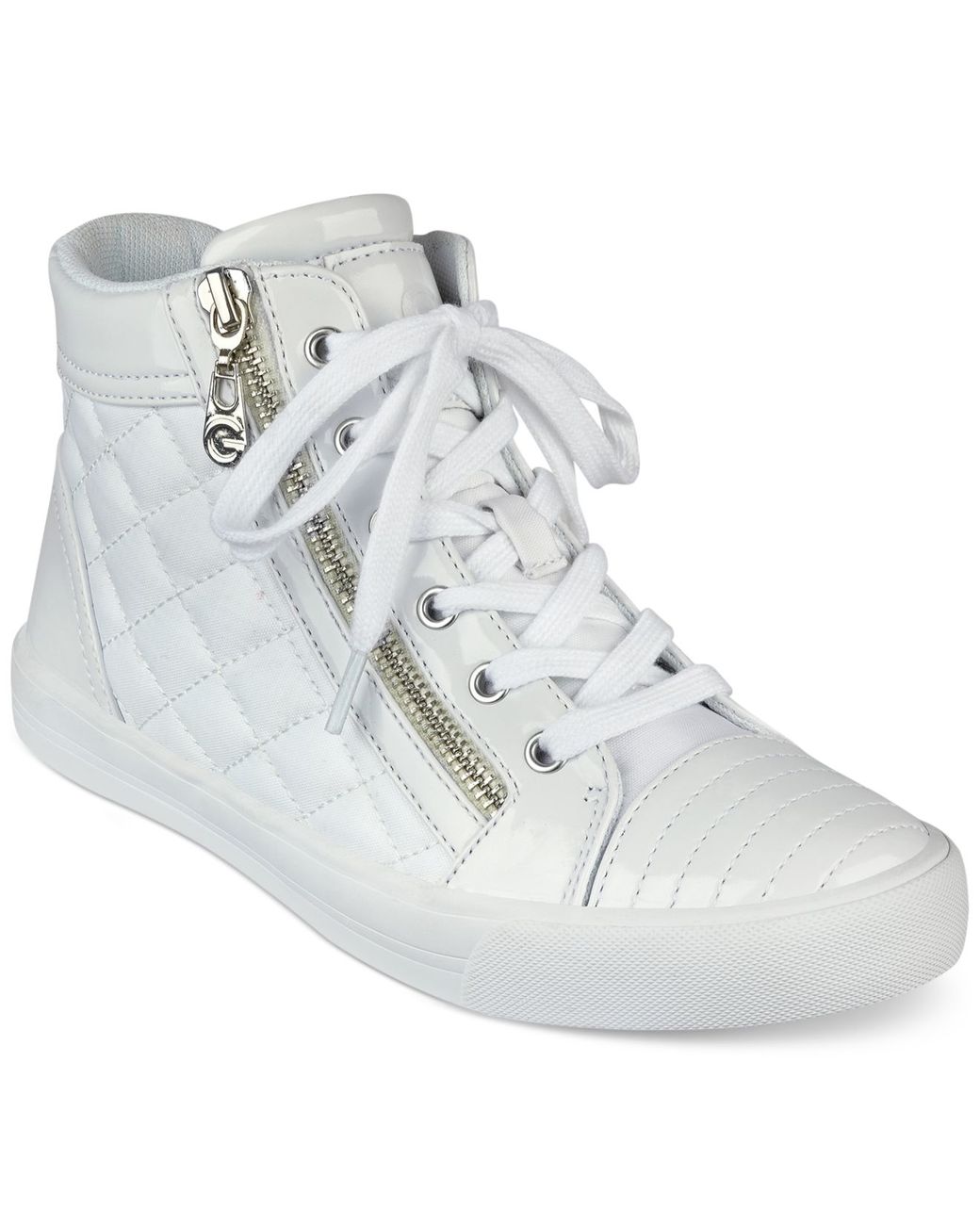 G by Guess Quilted High-top Sneakers White | Lyst