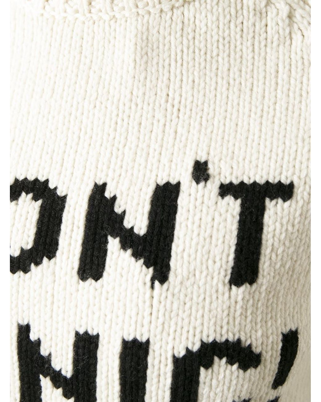 超希少　MARC BY MARC JACOBS 'Don't Panic ニット Marc By Marc Jacobs 'Don'T Panic' Sweater in White | Lyst