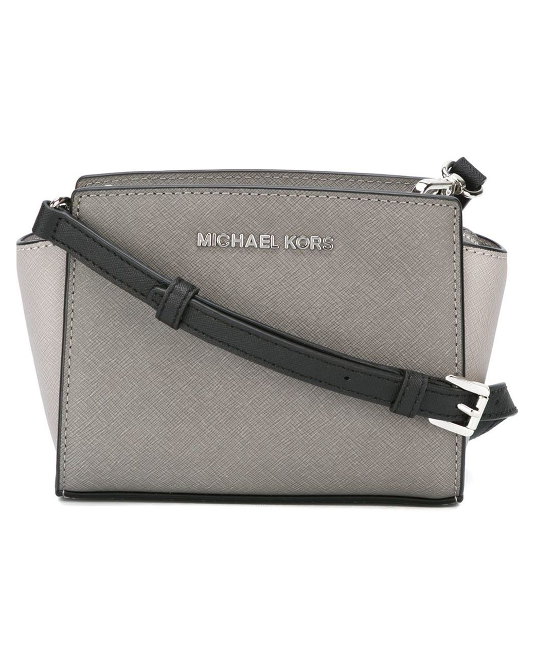 MICHAEL Michael Kors 'selma' Crossbody Bag in Gray | Lyst
