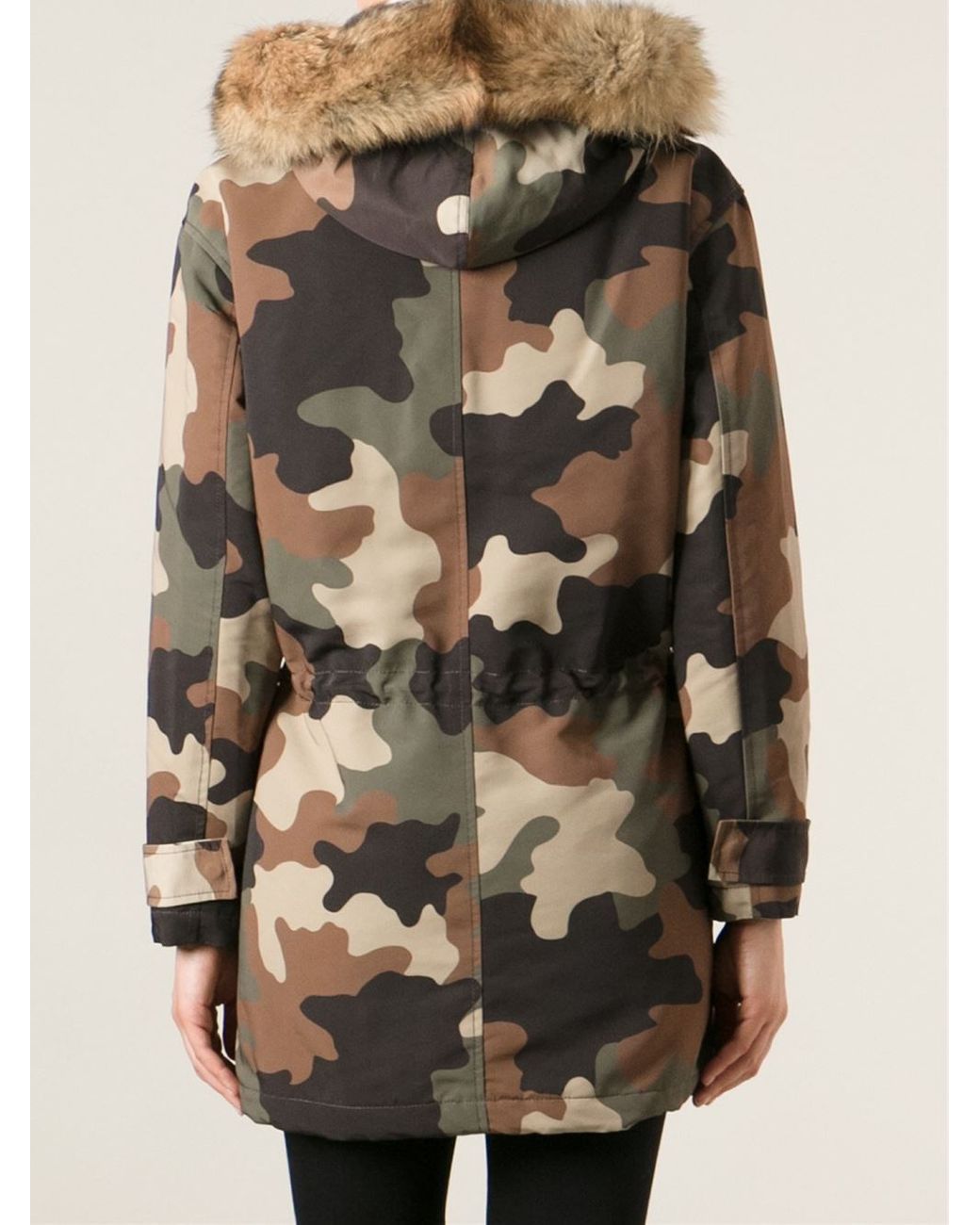 camo michael kors coat