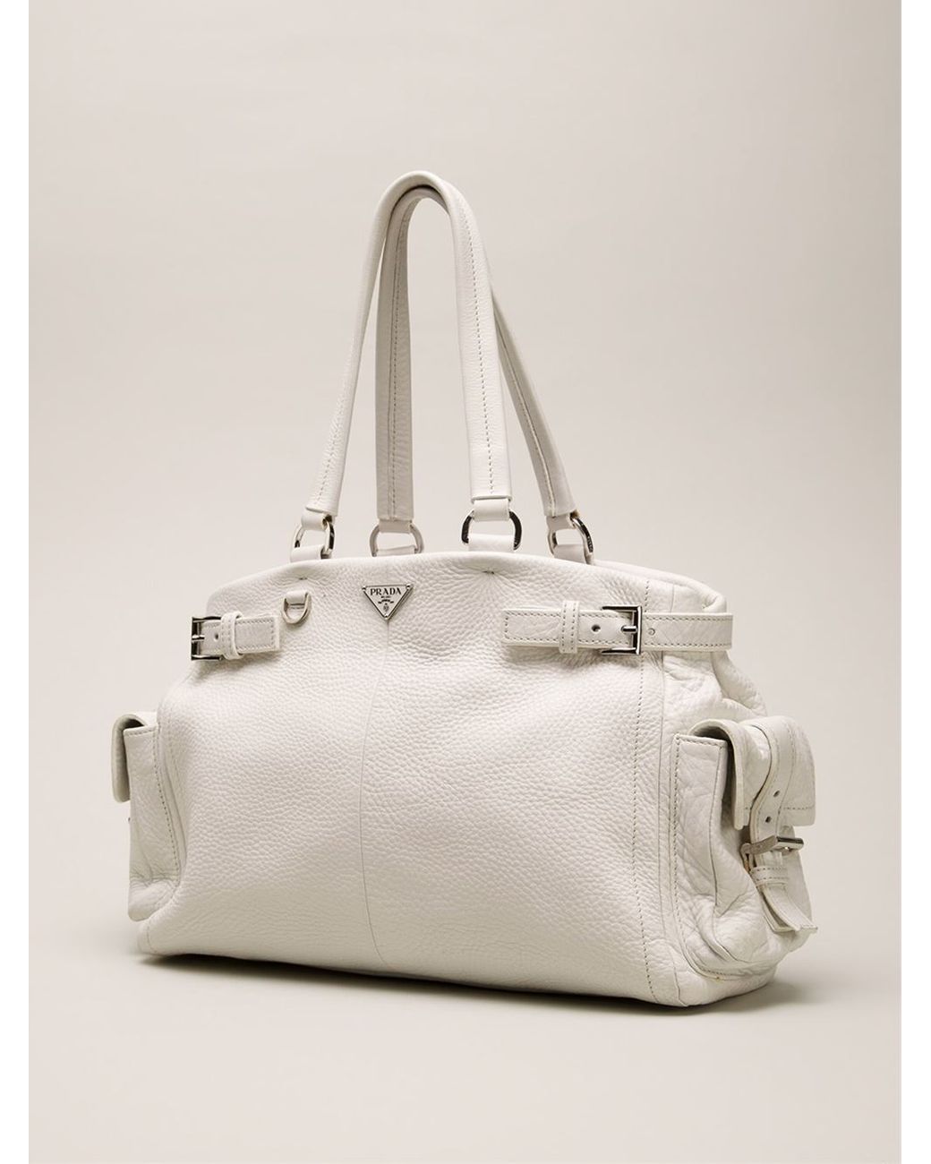 White prada shoulder bag hotsell