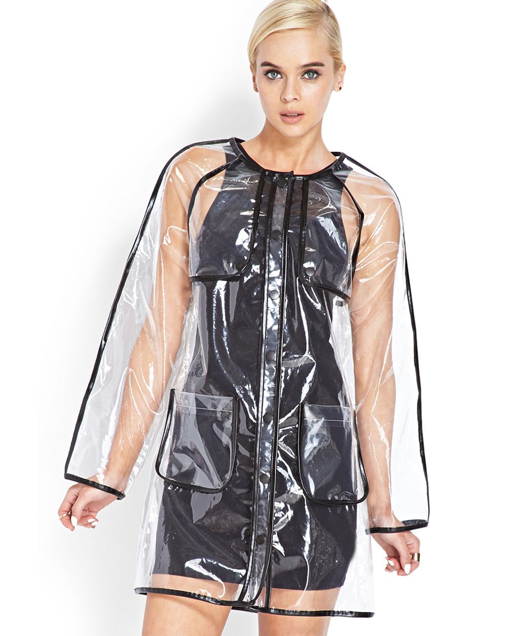 transparent jacket forever 21