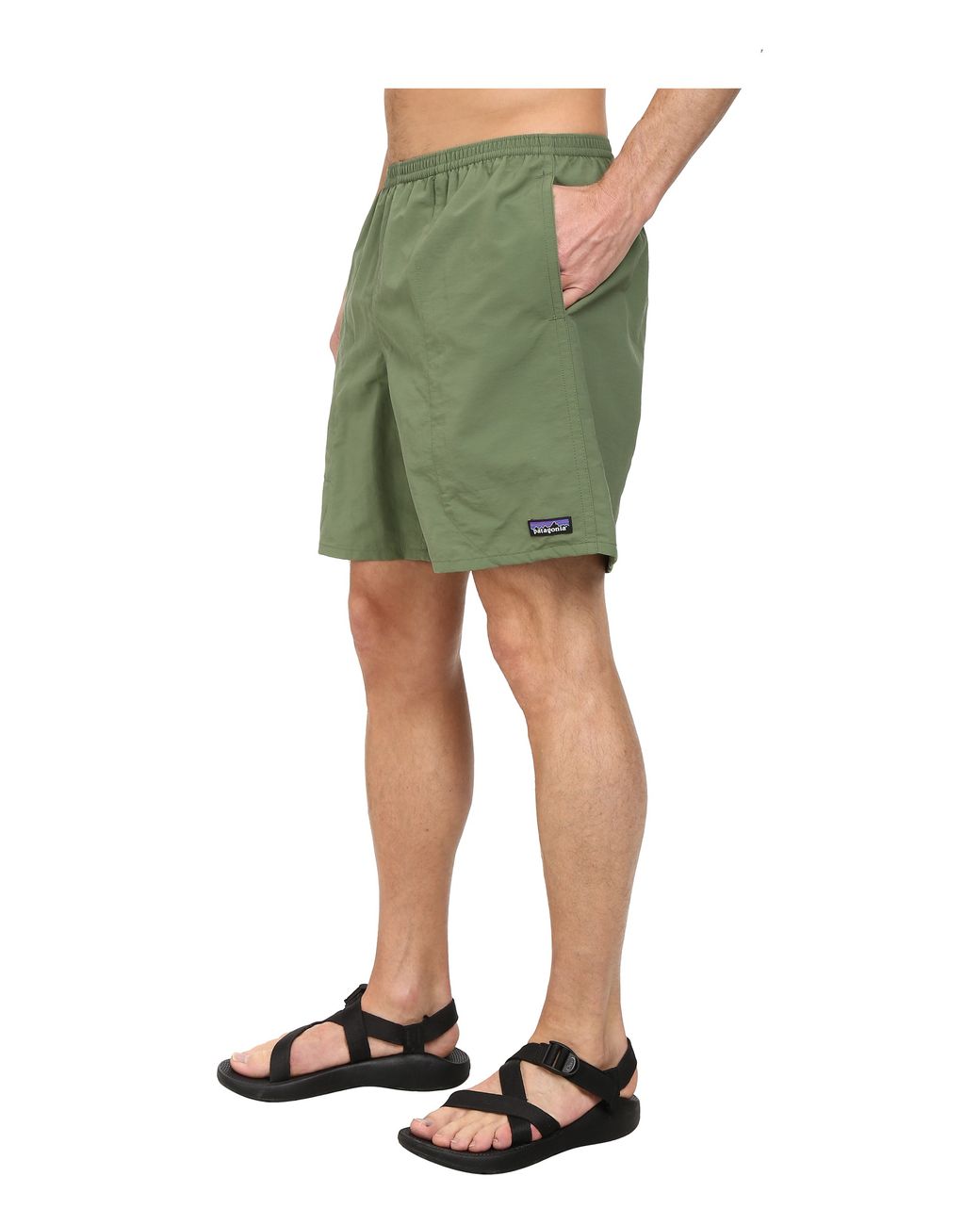 Green patagonia baggies store