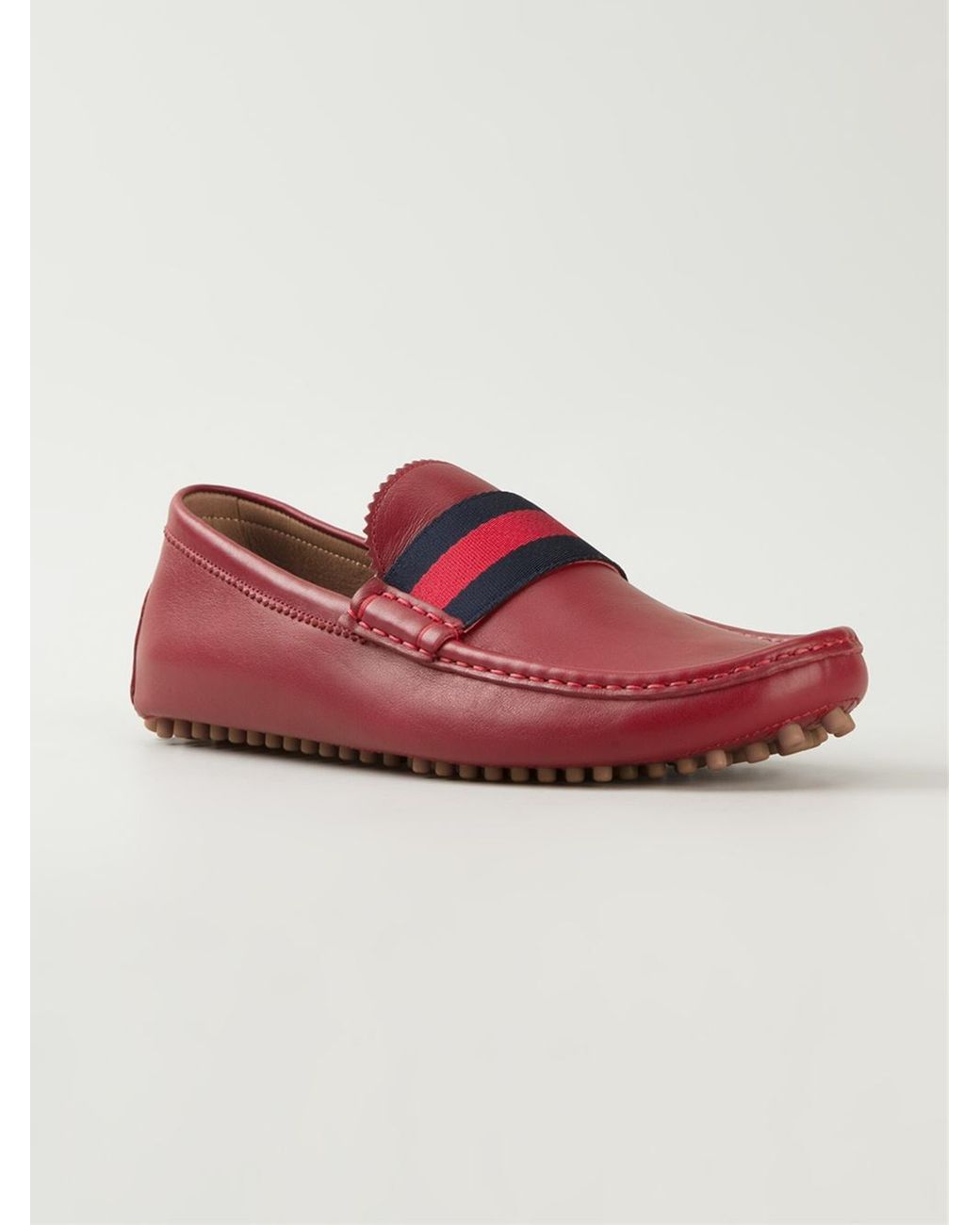 Gucci Driving Shoes in Red for Men 