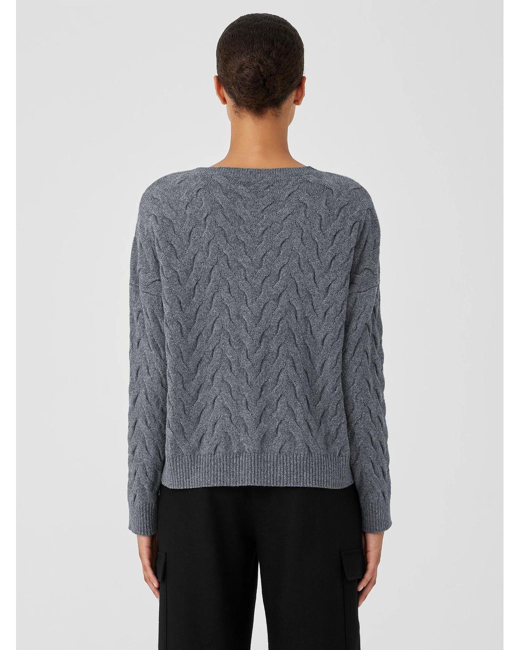 Eileen fisher lofty 2025 recycled cashmere sweater