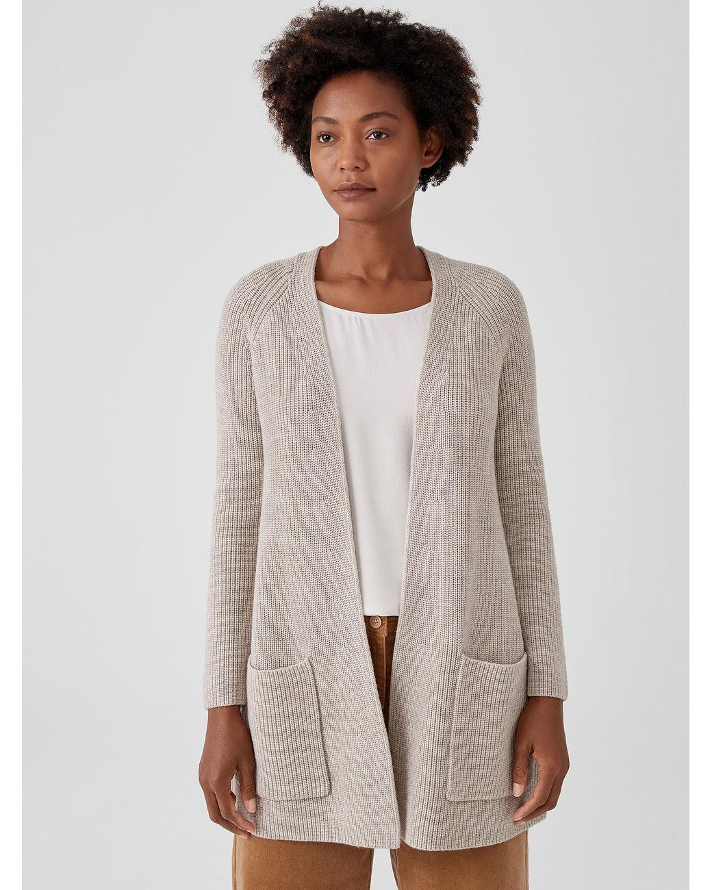 eileen fisher merino cardigan