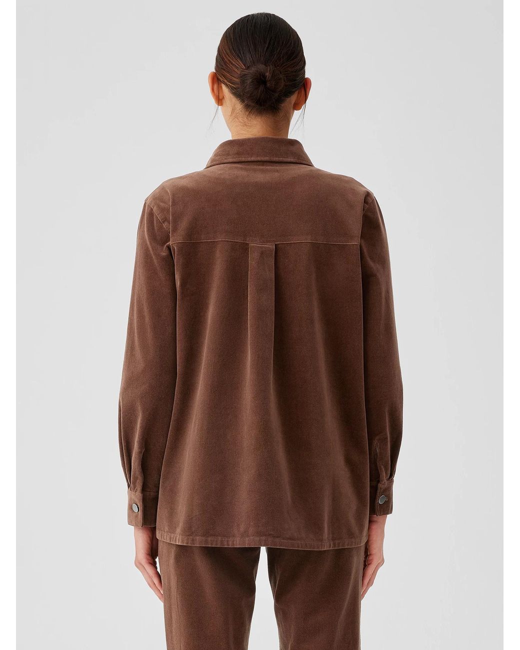 Eileen fisher organic on sale cotton corduroy coat