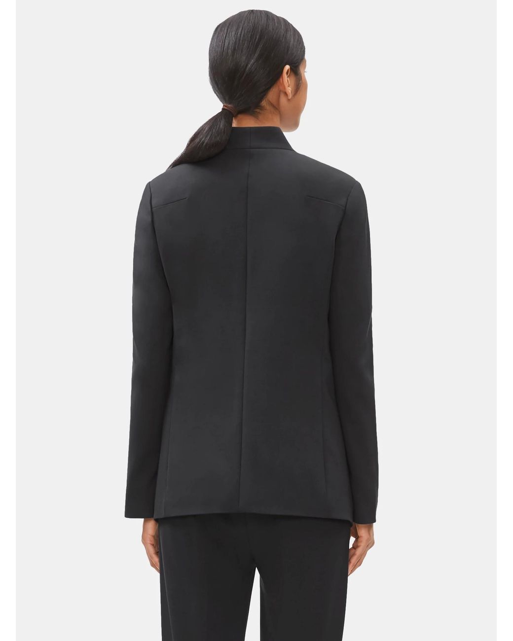 Eileen fisher stretch crepe jacket cheap