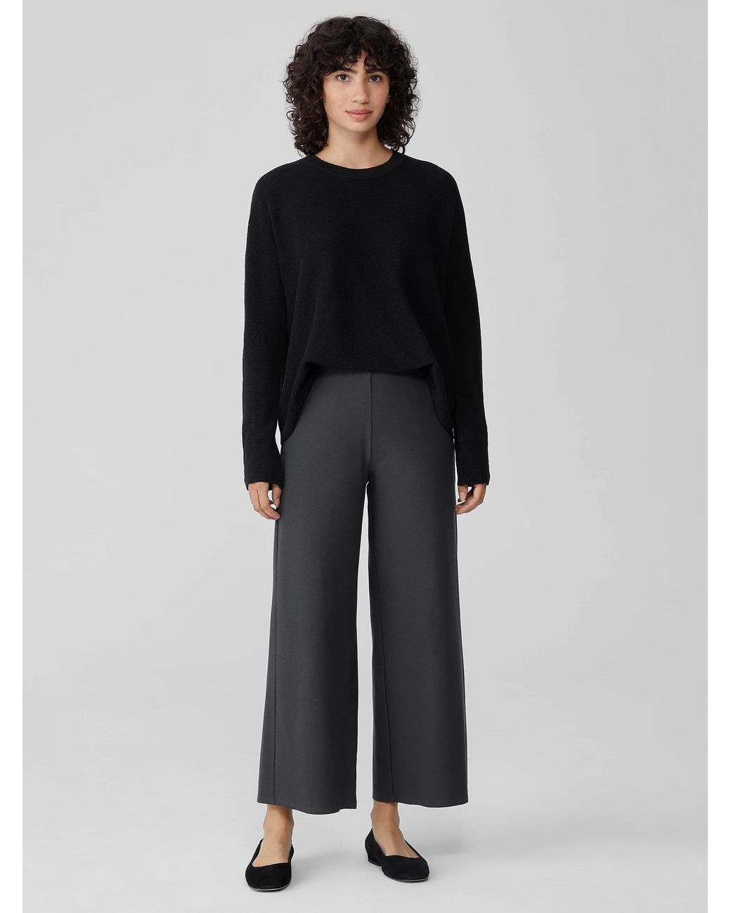 Eileen fisher washable top crepe pants sale